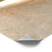 Groene hagedis Poster (Hoek)