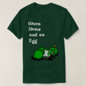 groene hammen en een ei t-shirt (Design voorkant)