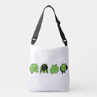Groene Hamster Billen Crossbody Tas