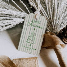  Groene Hand Getrokken Kerst Abstracte Boom