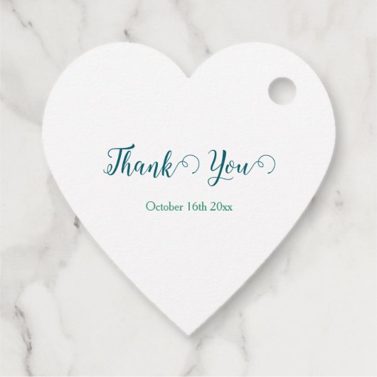 Groene Hand Getrokken Peony Bloemen Wedding Bedankjes Labels (Achterkant)