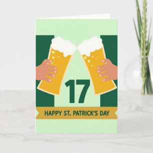 Groene Handen Toast Patroonkaart Kaart