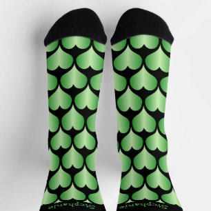 Groene Hart Ontwerp Gepersonaliseerd Sokken