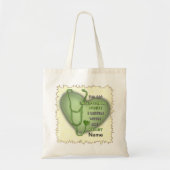 Groene hart uitzonderlijke verpleegster tote bag (Voorkant)
