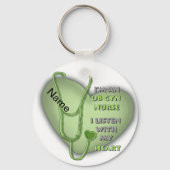 Groene Hart van Gyn Nurse Sleutelhanger (Voorkant)