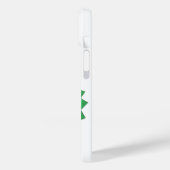 Groene hartdraak op wit Case-Mate iPhone case (Achterkant / Links)