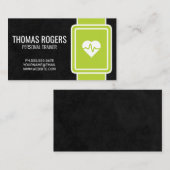 Groene hartmonitor | Personal Trainer Visitekaartje (Voorkant / Achterkant)