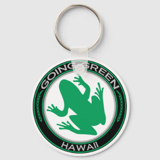 Groene Hawaii Kikker Sleutelhanger