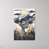 Groene heks canvas afdruk (Voorkant)