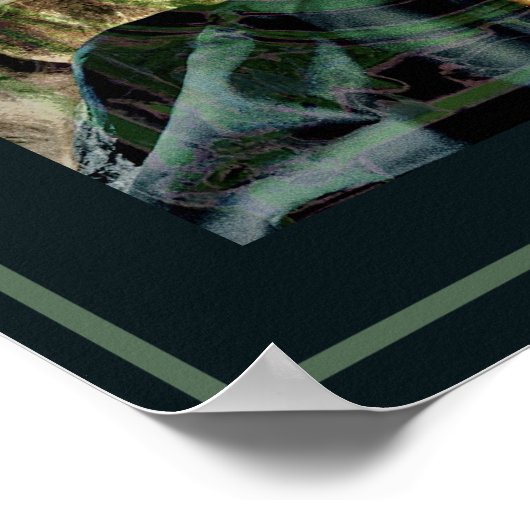 Groene heks poster (Hoek)