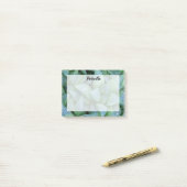 Groene hemlonia Succulent Plant Custom Stickies Post-it® Notes (Op bureau)