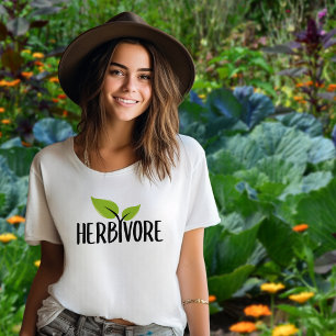 Groene herbivoor, veganistisch activisme t-shirt