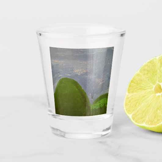 Groene Heuvels Glas (Voorkant)