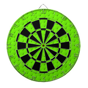 Groene hexagon dartbord