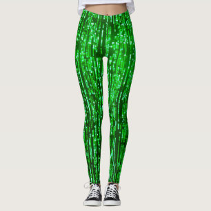 Groene High-Waist Leggings voor Vrouwen – Comforta