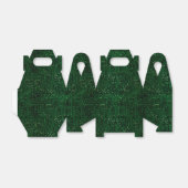 Groene hightech chiptechnologieën bedankdoosjes (Uitgevouwen)