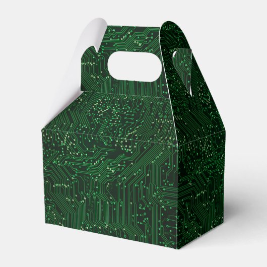 Groene hightech chiptechnologieën bedankdoosjes (Voorkant Zijde)