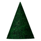 Groene hightech chiptechnologieën feesthoedjes (Voorkant)