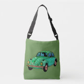 Groene Hippie Auto Mandala Tas (Voorkant)
