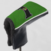 Groene Hole in één Lucky Golfer Golfheadcover (3/4 voorkant)