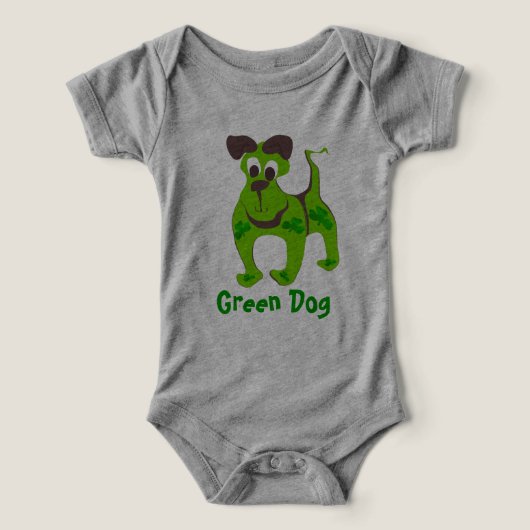 Groene hond - (Design voorkant)