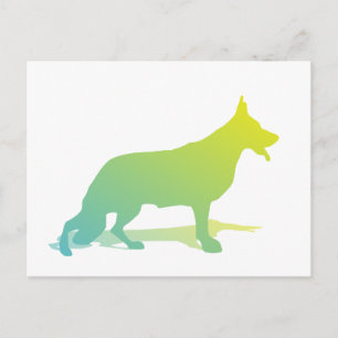 Groene Hond Briefkaart