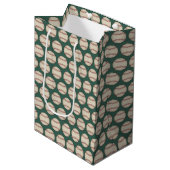Groene honkbal cadeautas (Voorkant Gekanteld)