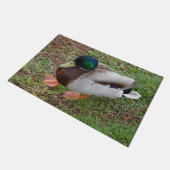 Groene hoofd eend deur mat (Schuin)