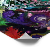 Groene hoop poster (Hoek)