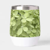 Groene Hortensia Bloem Bruiloft Monogram  (Achterkant)