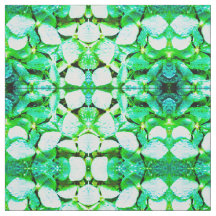 Groene Hortensia Stof
