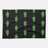 Groene hotpannen - Aangepast Theedoek (Horizontaal)