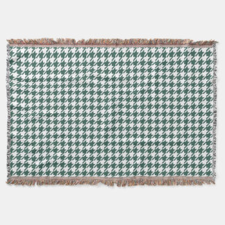 GROENE Houndstooth DK OM HET EVEN WELKE Deken