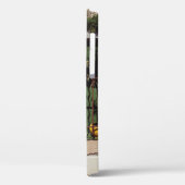 GROENE HOUTEN DEUR MET GROEN PLANT Case-Mate iPhone CASE (Achterkant / Links)