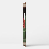 GROENE HOUTEN DEUR MET GROEN PLANT Case-Mate iPhone CASE (Achterkant / Rechts)