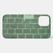 GROENE HOUTEN DEUR MET GROENE STAALDEUR Case-Mate iPhone CASE (Achterkant (horizontaal))