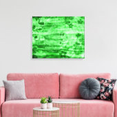 groene houtkunst canvas afdruk (Insitu (Woonkamer))