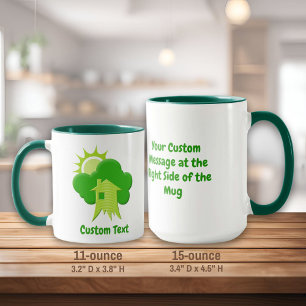 Groene Huis Mok