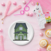 Groene Huis Papieren Bordje (Feest)