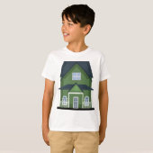 Groene Huis T-shirt (Voorkant volledig)