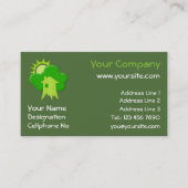 Groene Huis Visitekaartje (Voorkant)