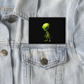 Groene humanoïde button (Insitu)