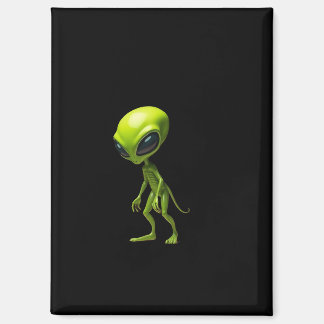 Groene humanoïde magneet