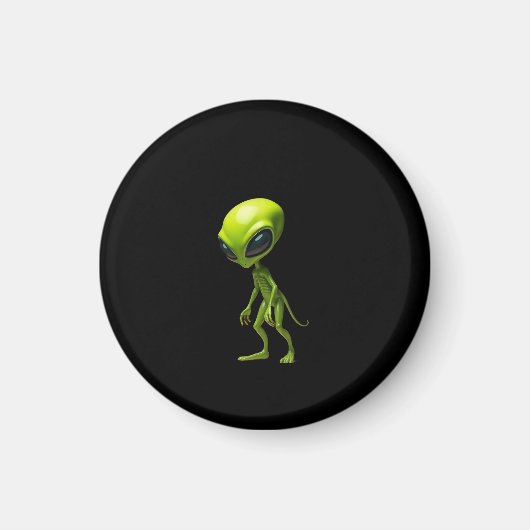 Groene humanoïde magneet (Voorkant)