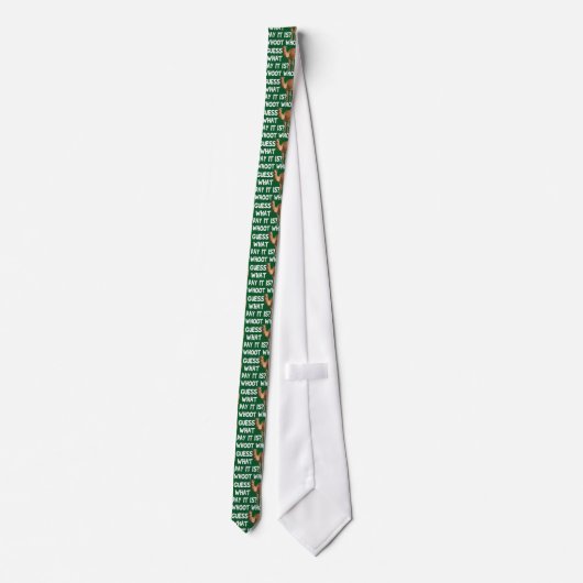 Groene Hump Day Camel Stropdas (Achterkant)