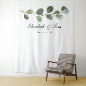 Groene Huwelijksachtergrond, Fotohokje Prop Wandkleed (In situ)