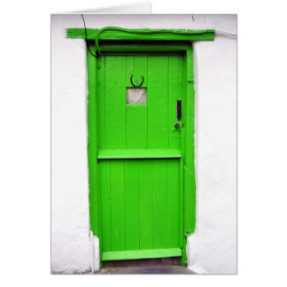 Groene Ierse deurkaart