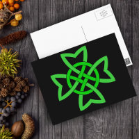 Groene Ierse Keltische Knoop