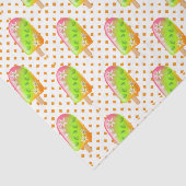 Groene ijsjes 3 tissuepapier (Detail)