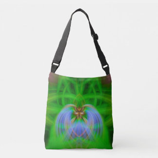 Groene ingewikkeldheid crossbody tas